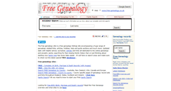 Desktop Screenshot of free-genealogy.co.uk